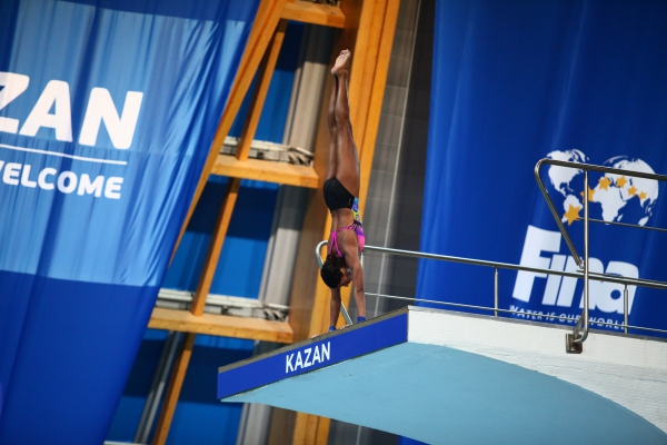Прыжки в воду: Карина Шкляр - двукратная чемпионка Кубка Президента РТ